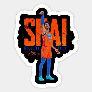 Shai Gilgeous-Alexander Sticker